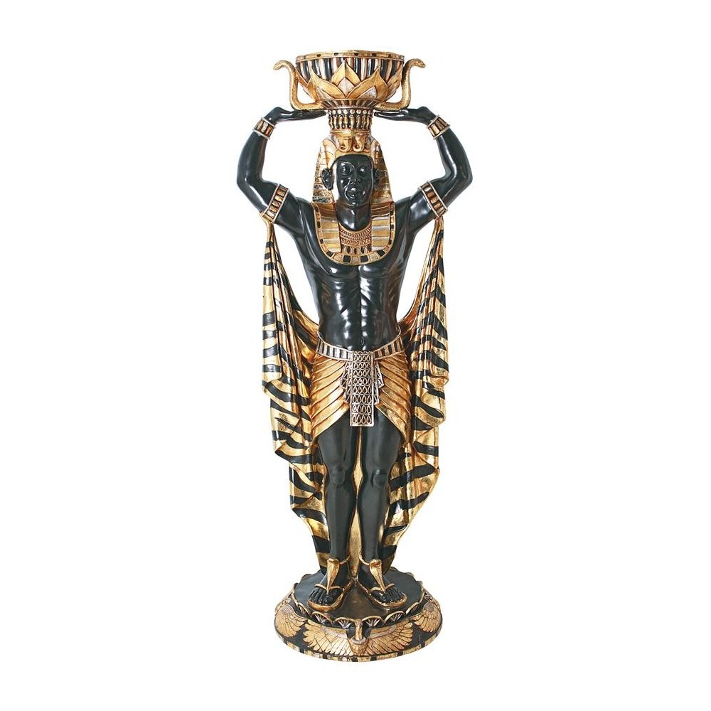 Design Toscano Grand Scale Nubian Guard With Urn