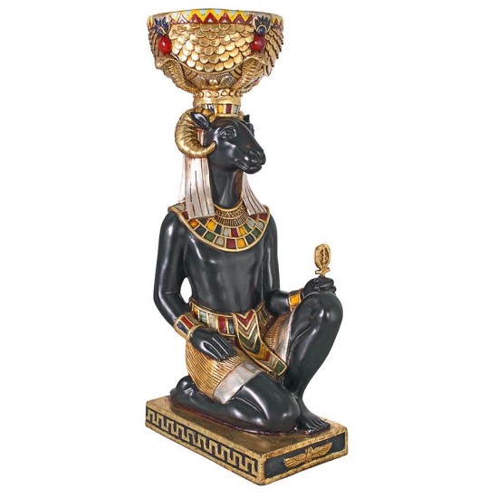 Design Toscano Egyptian God Khnum W/ Urn