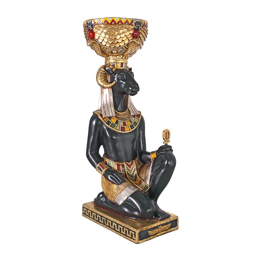 Design Toscano Egyptian God Khnum W/ Urn