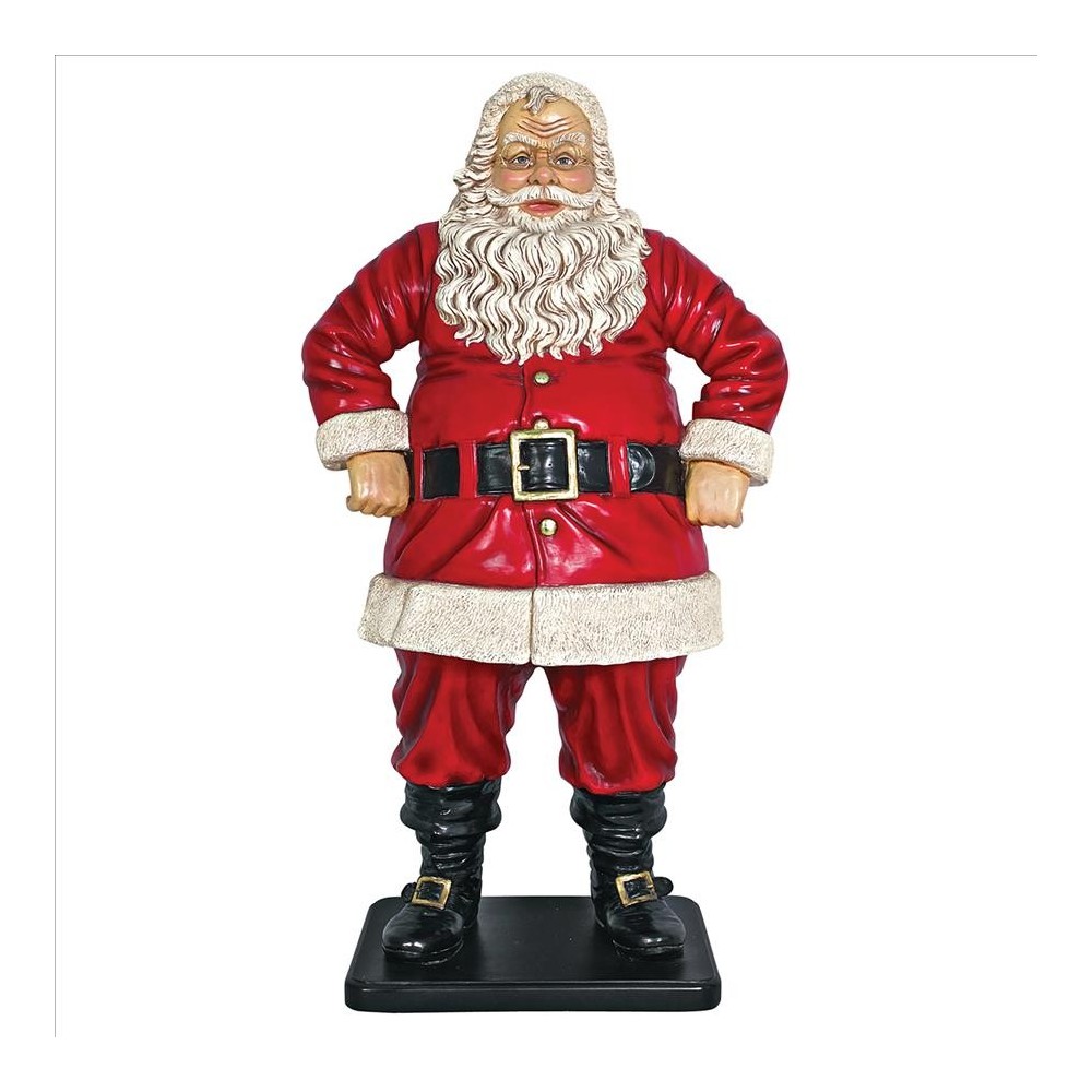 Design Toscano Large Jolly Santa Claus Statue