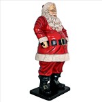 Design Toscano Large Jolly Santa Claus Statue