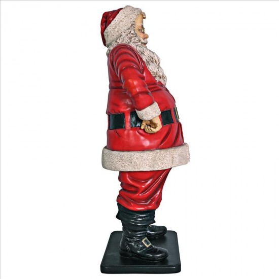 Design Toscano Large Jolly Santa Claus Statue