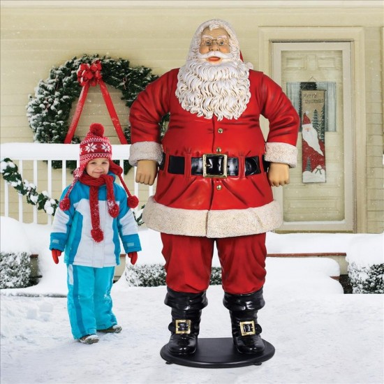 Design Toscano Grande Jolly Santa Claus Statue