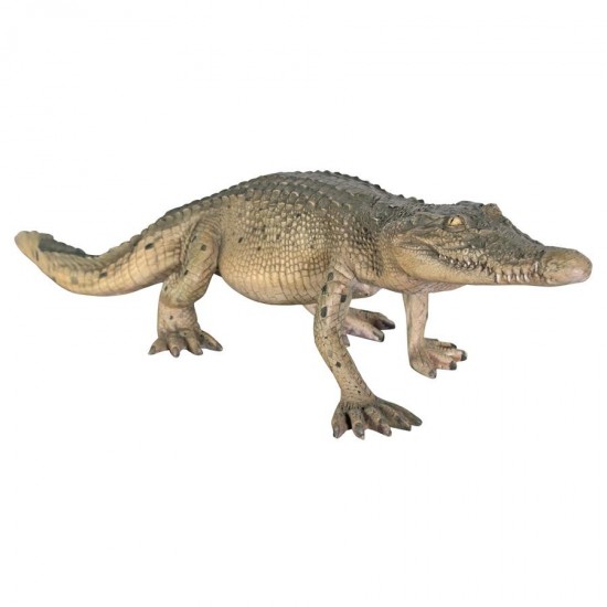 Design Toscano Walking Crocodile Statue