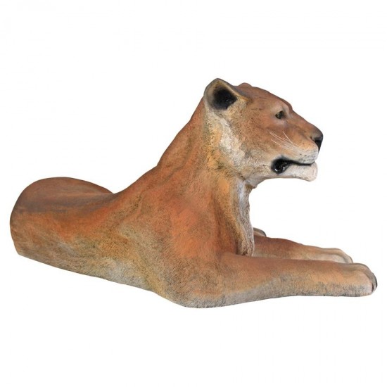 Design Toscano Grand Scale Lioness Lying Down Statue