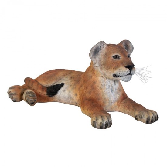 Design Toscano Lion Cub Lying Down