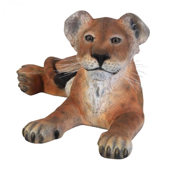 Design Toscano Lion Cub Lying Down