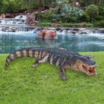 Design Toscano Stalking Swamp Alligator Statue