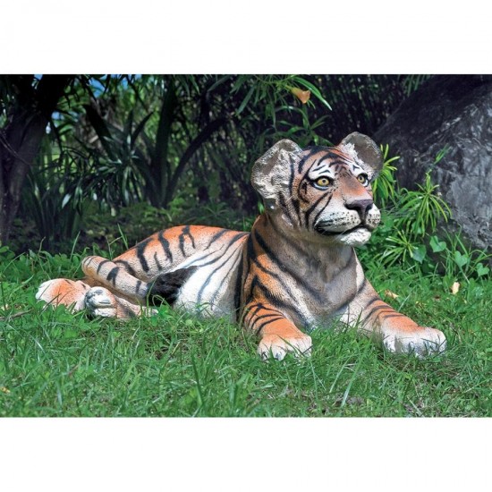 Design Toscano Lying Down Tiger Cub