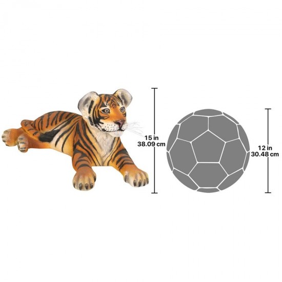 Design Toscano Lying Down Tiger Cub