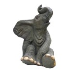 Design Toscano Sitting Baby Elephant Statue