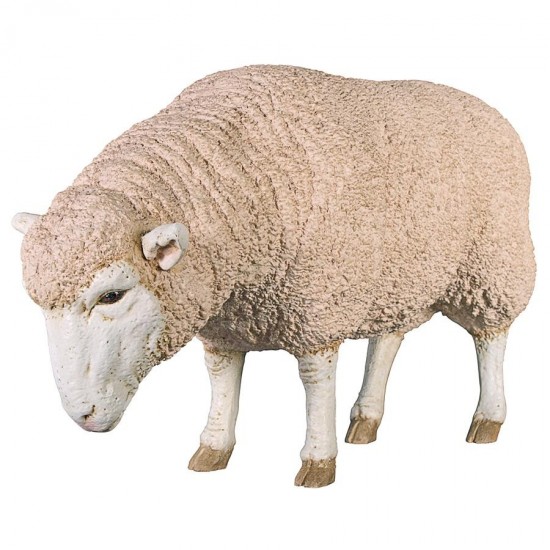 Design Toscano Merino Ewe W/ Head Down