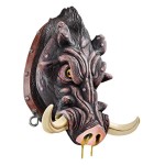 Design Toscano Bad Intentions Warthog Wall Trophy