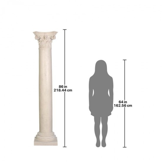 Design Toscano Corinthian Architectural Half Column