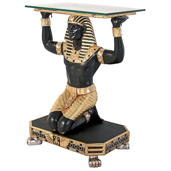 Design Toscano Servant To The Pharaoh Table