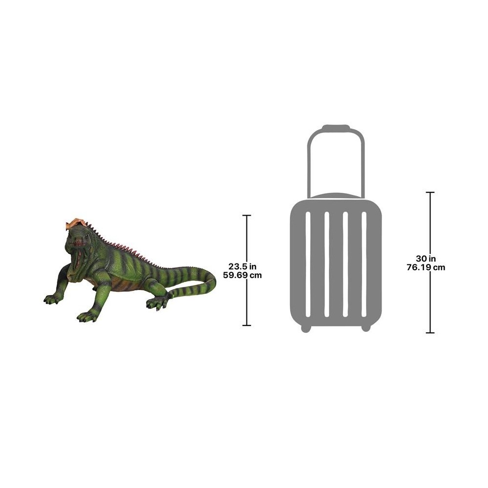 Design Toscano Giant Iggy The Iguana Statue Design Toscano Giant Iggy The Iguana Statue