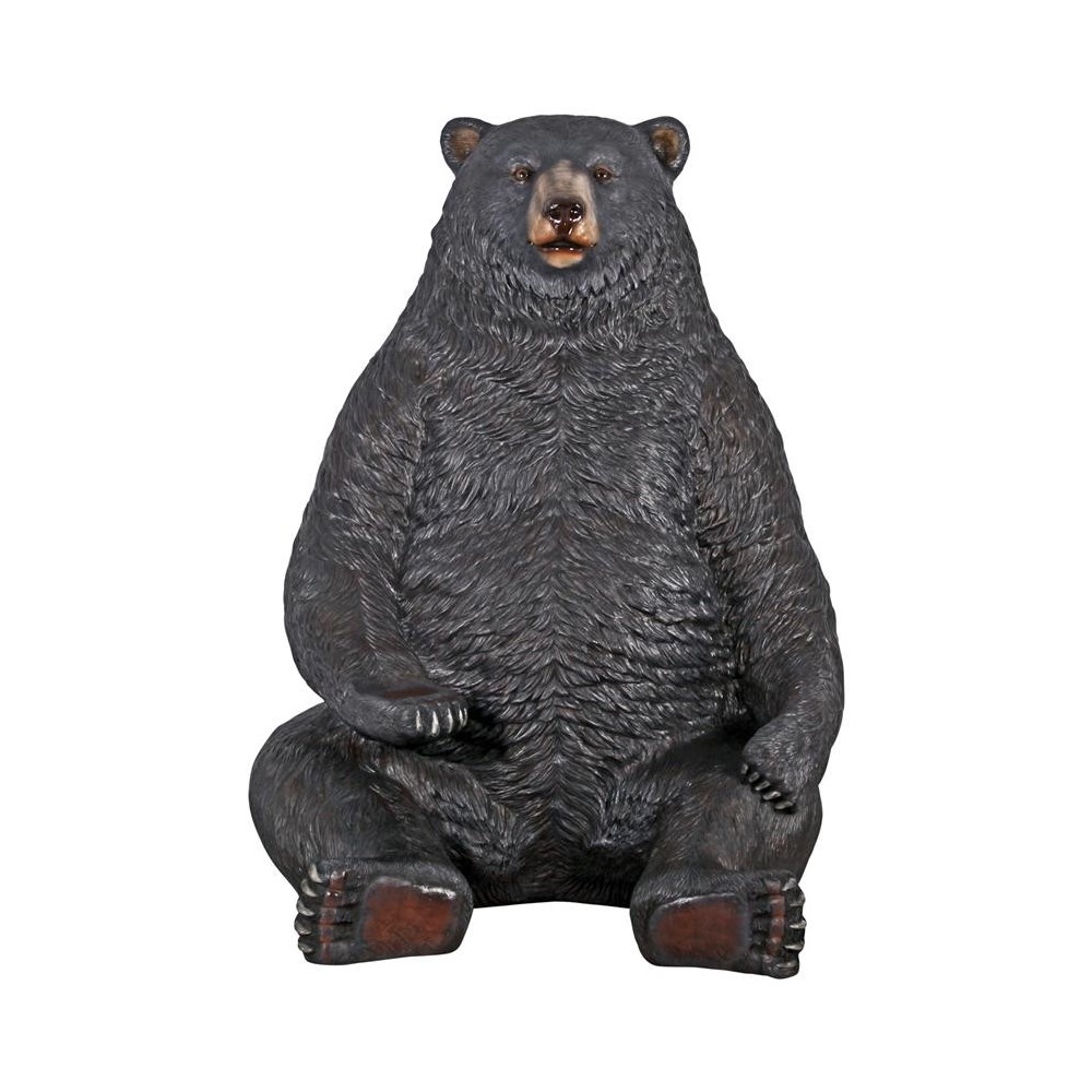 Design Toscano Sitting Pretty Black Bear Statue