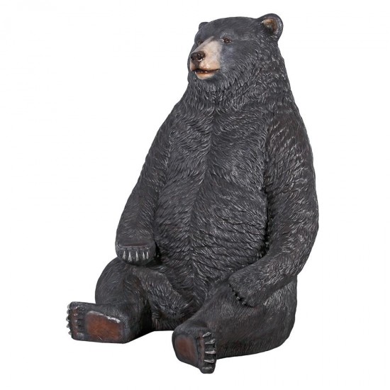 Design Toscano Sitting Pretty Black Bear Statue