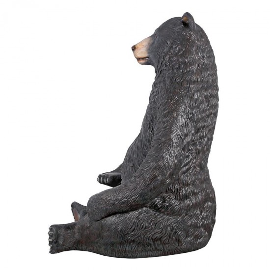 Design Toscano Sitting Pretty Black Bear Statue