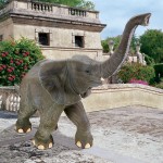 Design Toscano Good Luck Trunk Up Baby Elephant Statue