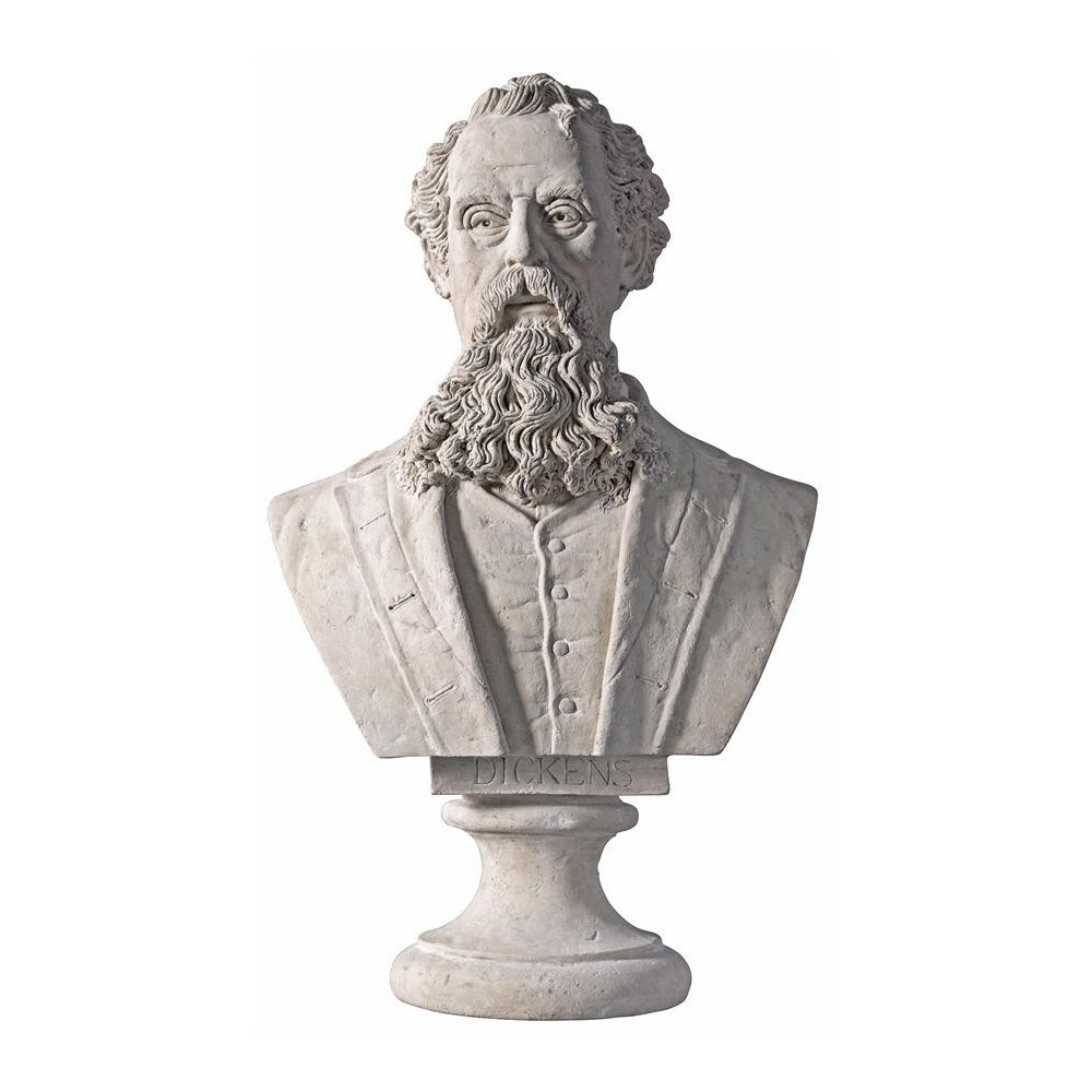 Design Toscano Charles Dickens Bust