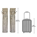 Design Toscano S/2 Fountainbleau Cherub Pilasters