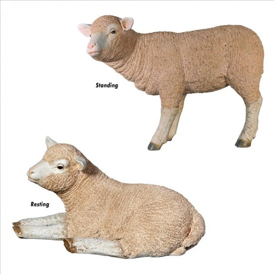 Design Toscano S/2 Merino Lambs