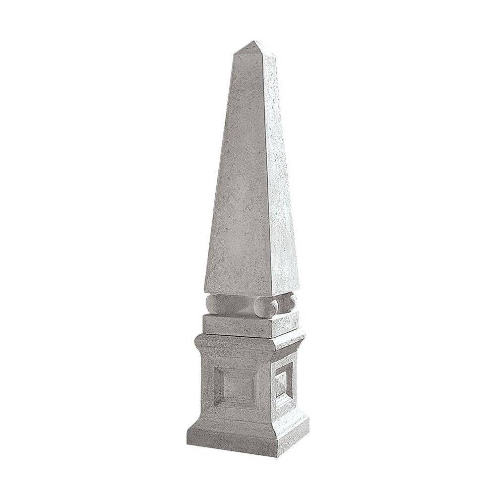 Design Toscano S/ Neoclassical Obelisk On Base