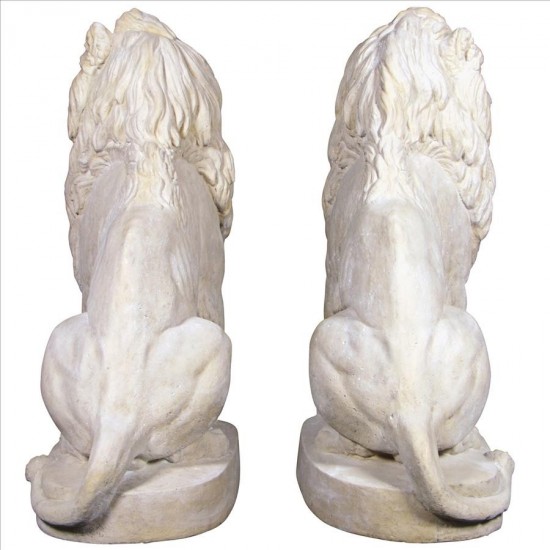 Design Toscano Set Of Right & Left Stately Lions