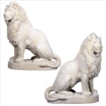 Design Toscano Set Of Right & Left Stately Lions