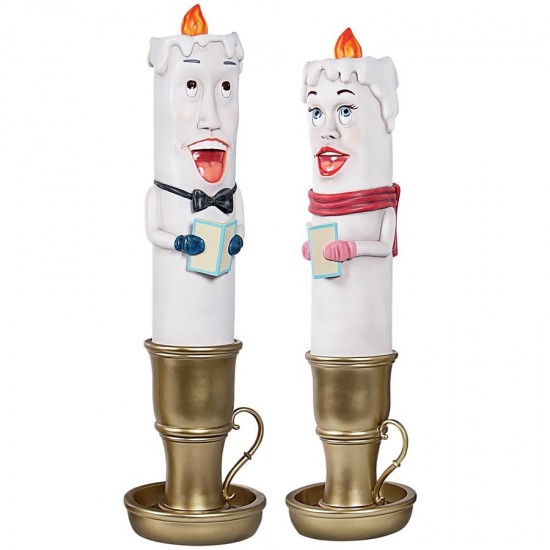 Design Toscano Holiday Luminary Statue Set