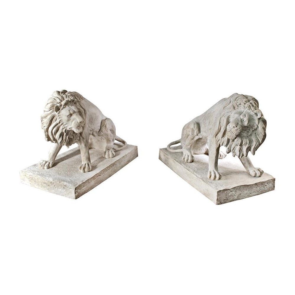 Design Toscano S/2 Kingsbury Giant Garden Lions