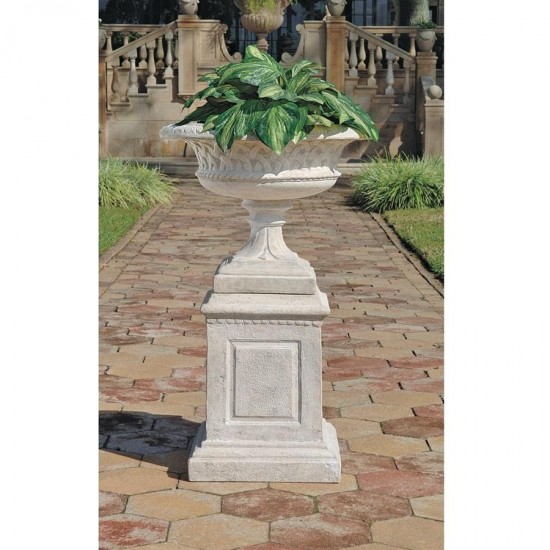 Design Toscano Larkin Garden Urn On Plinth