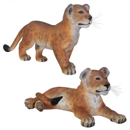 Design Toscano S/2 Lion Cubs