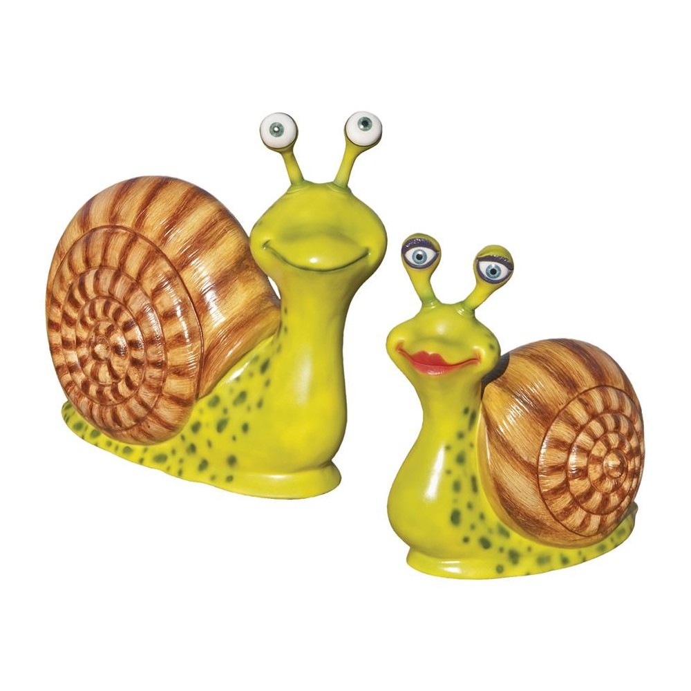 Design Toscano S/2 Enormous Escargot Statues Design Toscano S/2 Enormous Escargot Statues