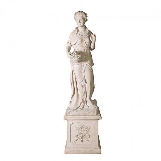 Design Toscano Four Seasons Spring Statue With Plinth