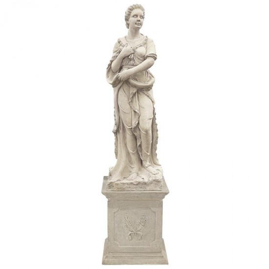 Design Toscano Four Seasons Winter Statue With Plinth