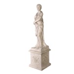 Design Toscano Four Seasons Winter Statue With Plinth