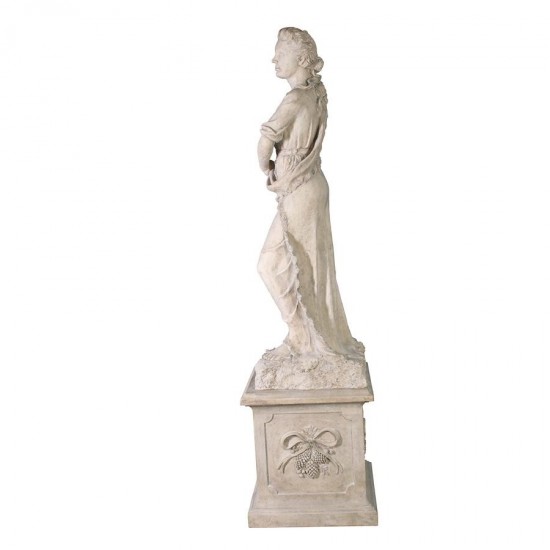 Design Toscano Four Seasons Winter Statue With Plinth