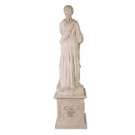 Design Toscano Four Seasons Winter Statue With Plinth