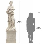Design Toscano Four Seasons Winter Statue With Plinth
