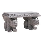 Design Toscano Blair Castle Gargoyle Bench