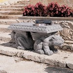 Design Toscano Blair Castle Gargoyle Bench