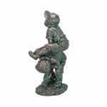 Design Toscano Leap Frogging Playing Boys Statue