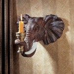 Design Toscano Elephant Head Sconce