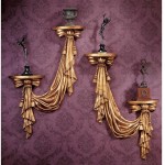 Design Toscano St Louis Draped Wall Accents Set