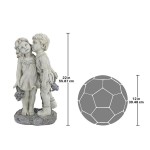 Design Toscano Young Sweethearts Kissing Children