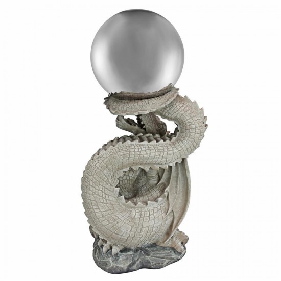 Design Toscano Sagremors Dragon With Gazing Globe