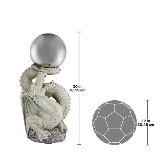 Design Toscano Sagremors Dragon With Gazing Globe