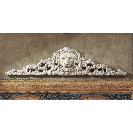 Design Toscano Remoulage Lion Pediment